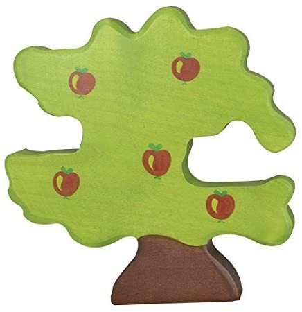 Holztiger - 80218 - Apfelbaum, Holz, 20cm