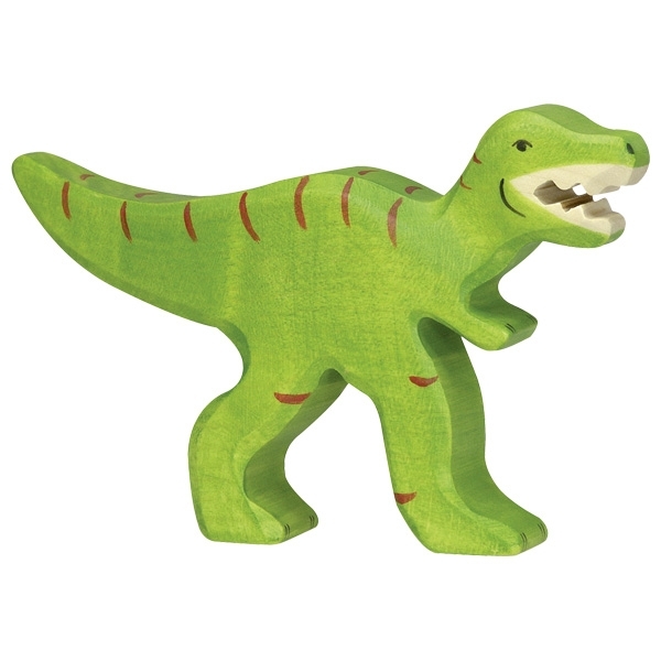 Holztiger - 80331 - Dinosaurier, Tyrannosaurus Rex, Holz, 15,2cm