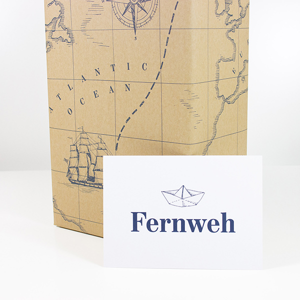 Bow & Hummingbird - 1613021-3 - Postkarte, Fernweh, Maritim, 15cm x 10,5cm (DIN A6)