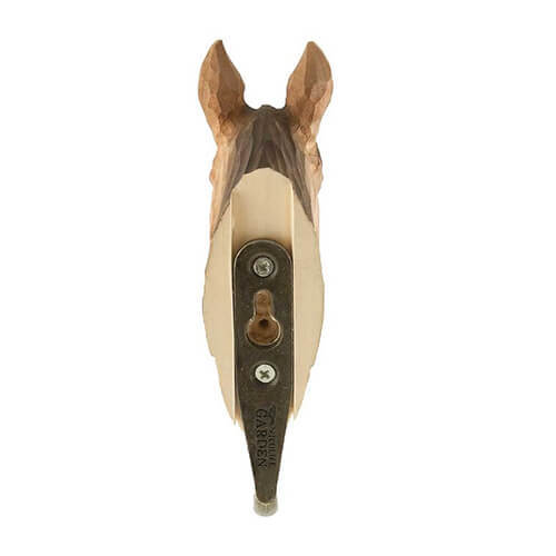 Wildlife Garden - WG513 - Kleiderhaken, Pferd Araber, Holz, geschnitzt, 13cm